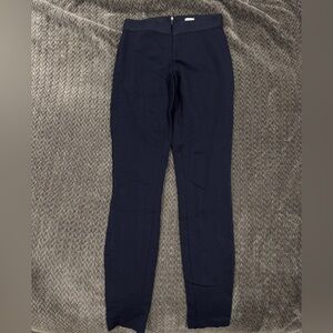 J. Crew Dark Blue Legging Dress Pants with Back Zipper
